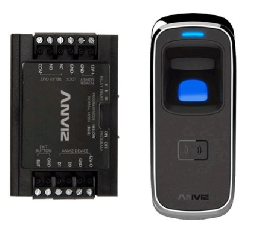 Kültéri fém házas ujjlenyomat és RFID olvasó, FPA-M5